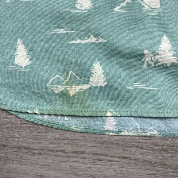 The Nutter Shirt Mens Large Green Chubbies Hawaiian Beach Casual Button - Picture 5 of 14